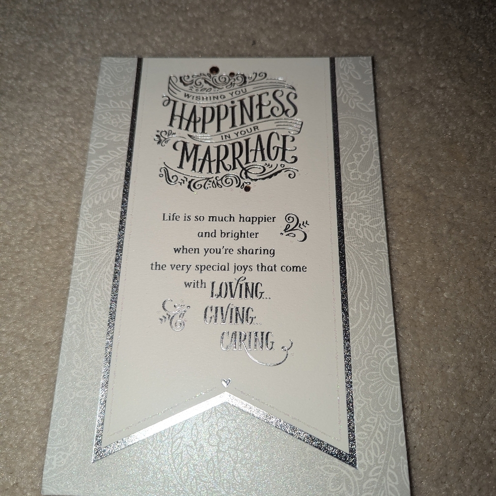 Hallmark Wedding Card